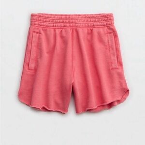 Pink high waisted shorts